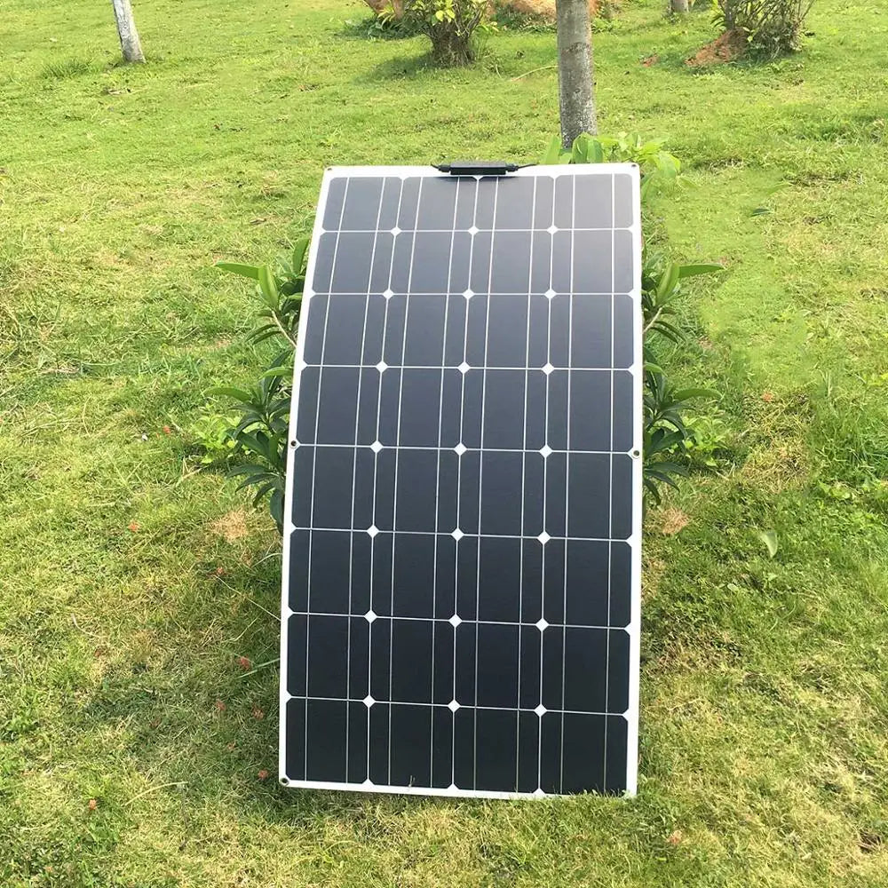 1000w flexible solar panel 12v 24v panel solar 100w monocrystalline battery charger for rv electric car camping yacht