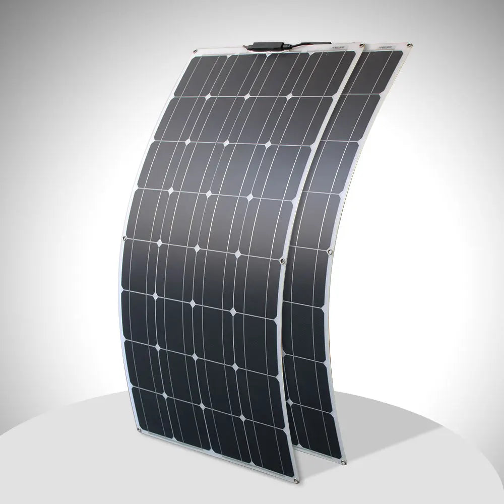 1000w flexible solar panel 12v 24v panel solar 100w monocrystalline battery charger for rv electric car camping yacht