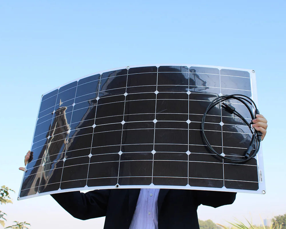 1000w flexible solar panel 12v 24v panel solar 100w monocrystalline battery charger for rv electric car camping yacht