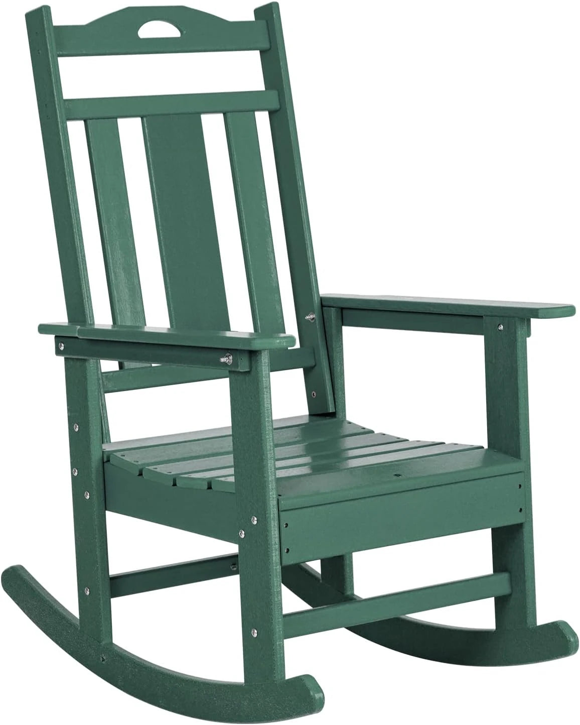 Outdoor Rocking Chairs Set Oversized Porch Rocker Chair for Adult, All-Weather Resistant Patio Rocking Chair