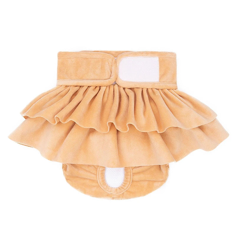 Reusable Washable Female Dog Diapers High Absorbency Leak-Proof Design Sanitary Pant Female Dog Physiological Skirt Pet Supplies