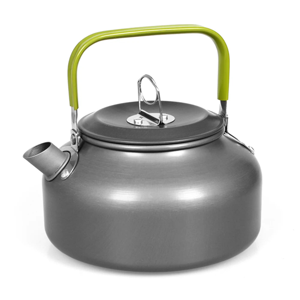 Portable Outdoor Water Kettle Water Pot Teapot Coffee Pot Indoor Aluminum Alloy Tea Kettle Outdoor Camping Hiking Picnic Pot