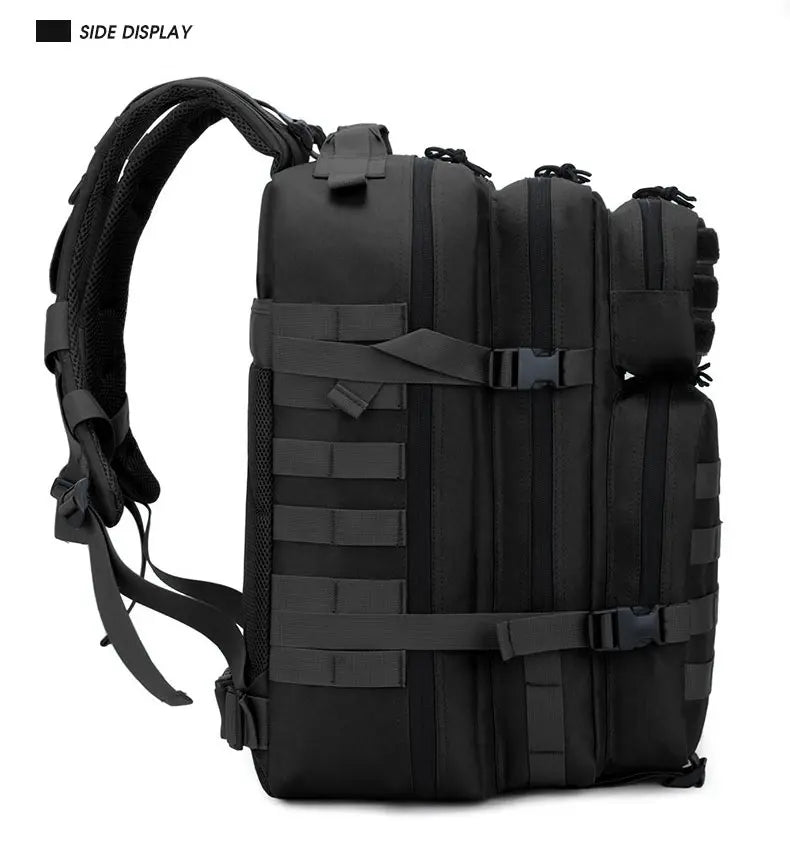 45L/25L Tactical Backpack Men's Travel Large Capacity Rucksacks Men Waterproof Outdoor Sports Multi-functional Bags