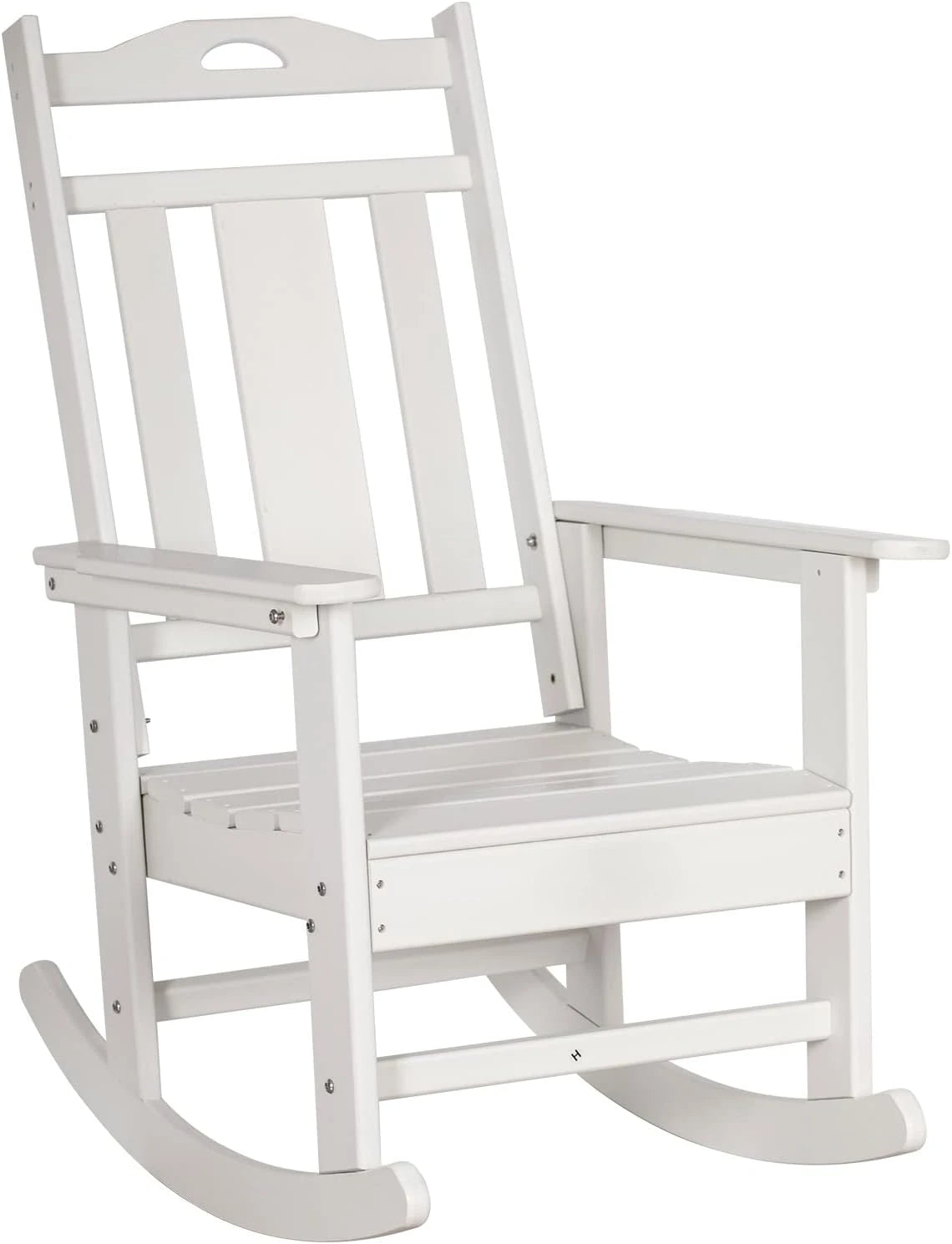 Outdoor Rocking Chairs Set Oversized Porch Rocker Chair for Adult, All-Weather Resistant Patio Rocking Chair