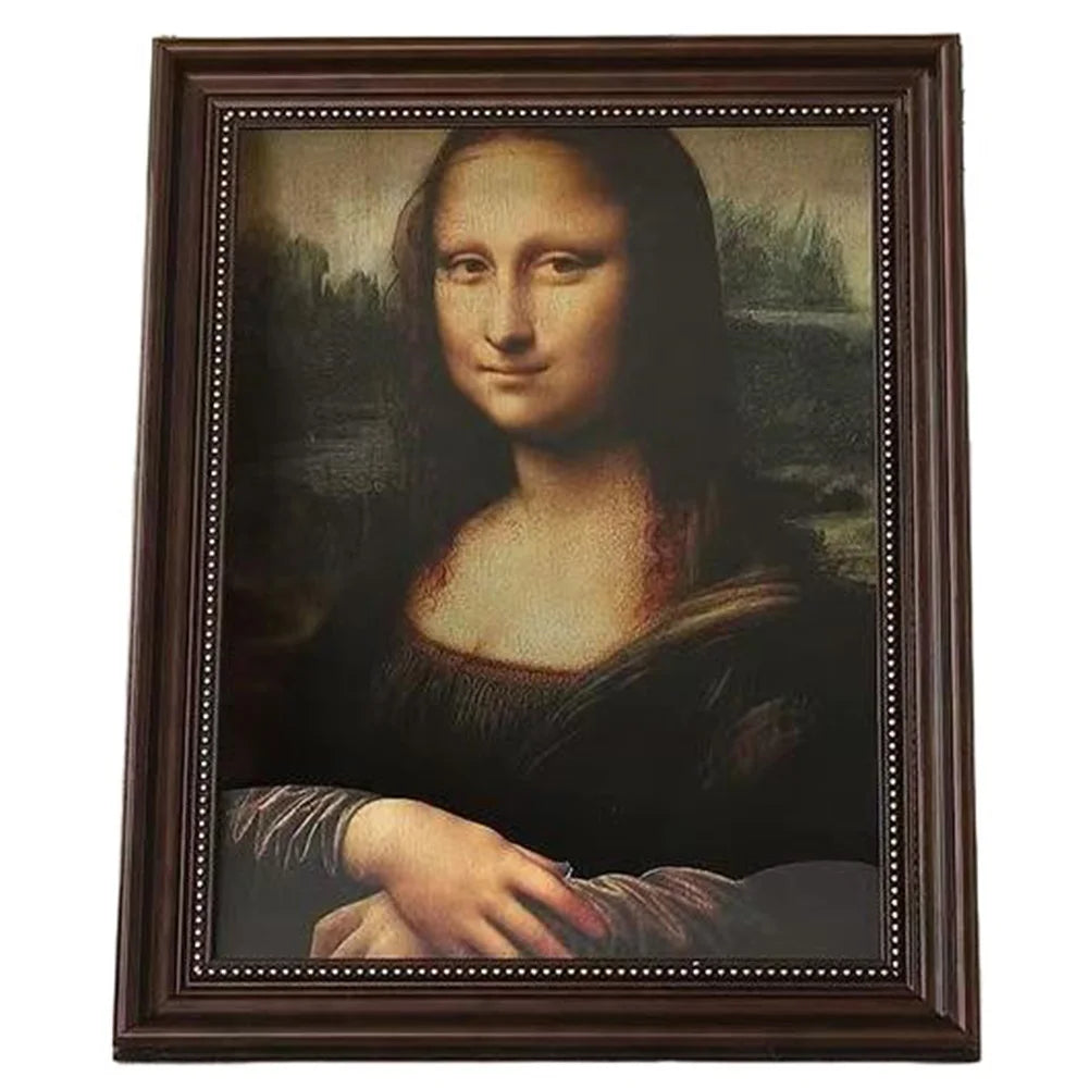 Mona Lisa Cat Nest Oil Painting Cat Bed Multi-Function Art Frame Cat House Decorative Mona Lisa Cat Cave Pet Supplies