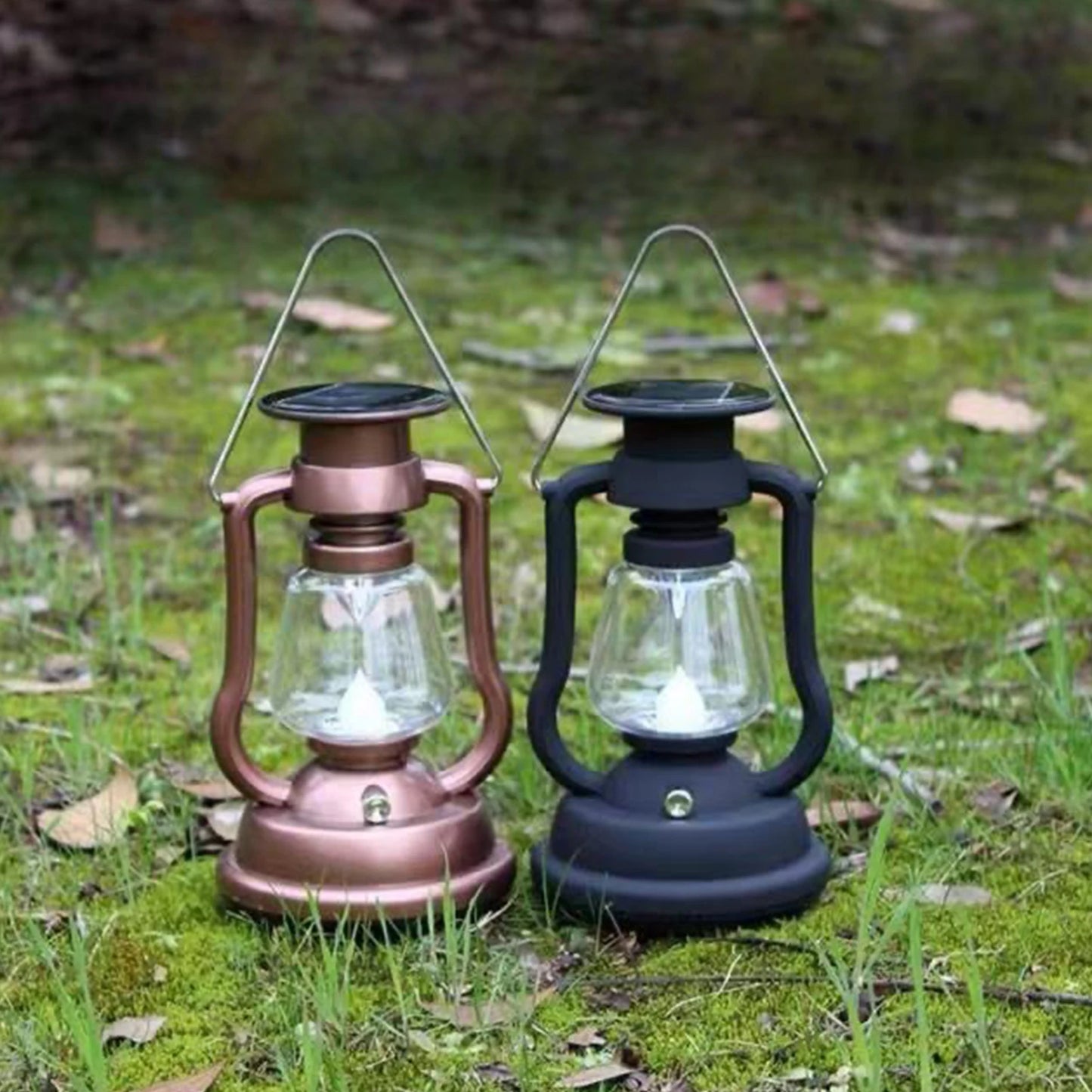 USB Rechargeable Camping Light Portable Hand Crank Generator Camping Tent Light Outdoor Solar Charging Waterproof LED Flashlight