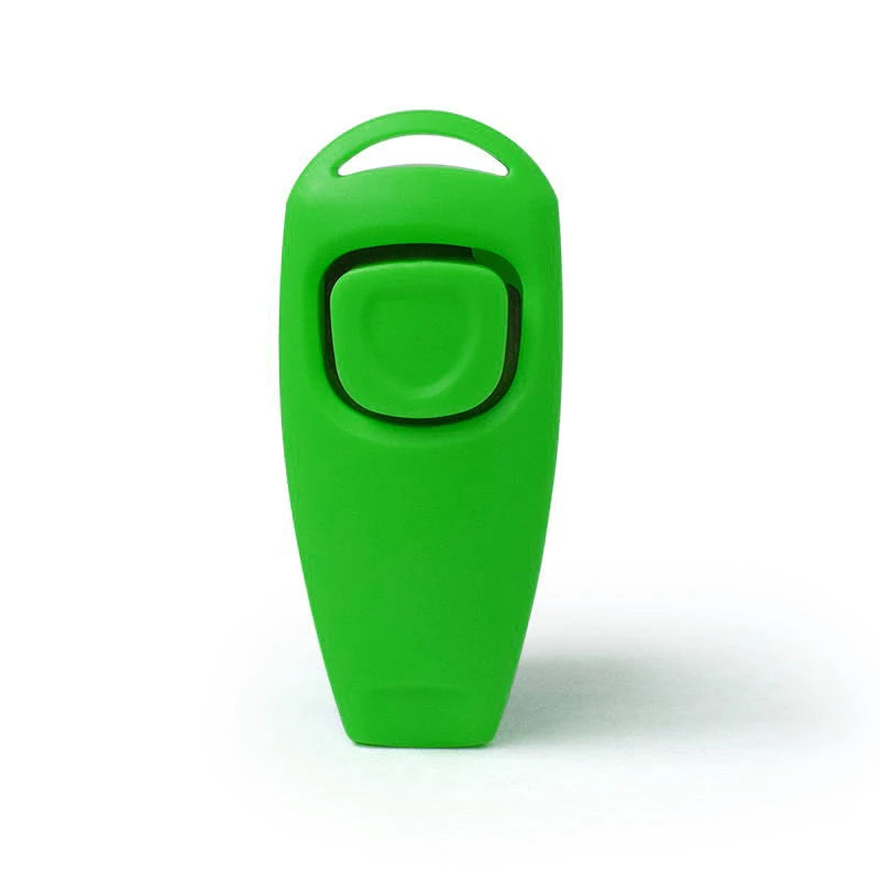 Pet Multifunctional 2 In 1 Clicker Whistle Dog Trainer Clicker With Keyring Pet Puppy Trainer Dog Flute Clicker Pet Supplies