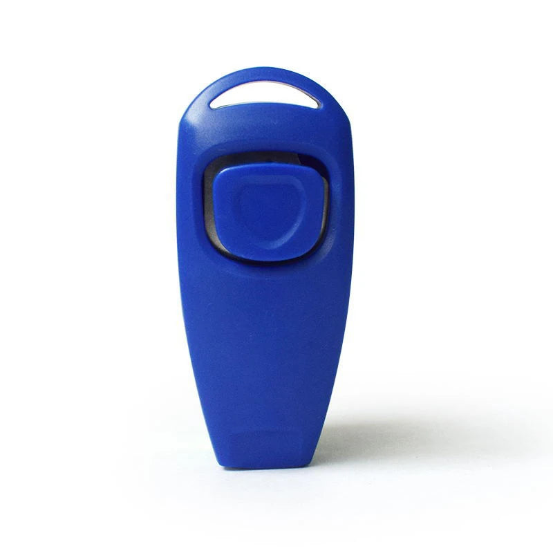 Pet Multifunctional 2 In 1 Clicker Whistle Dog Trainer Clicker With Keyring Pet Puppy Trainer Dog Flute Clicker Pet Supplies