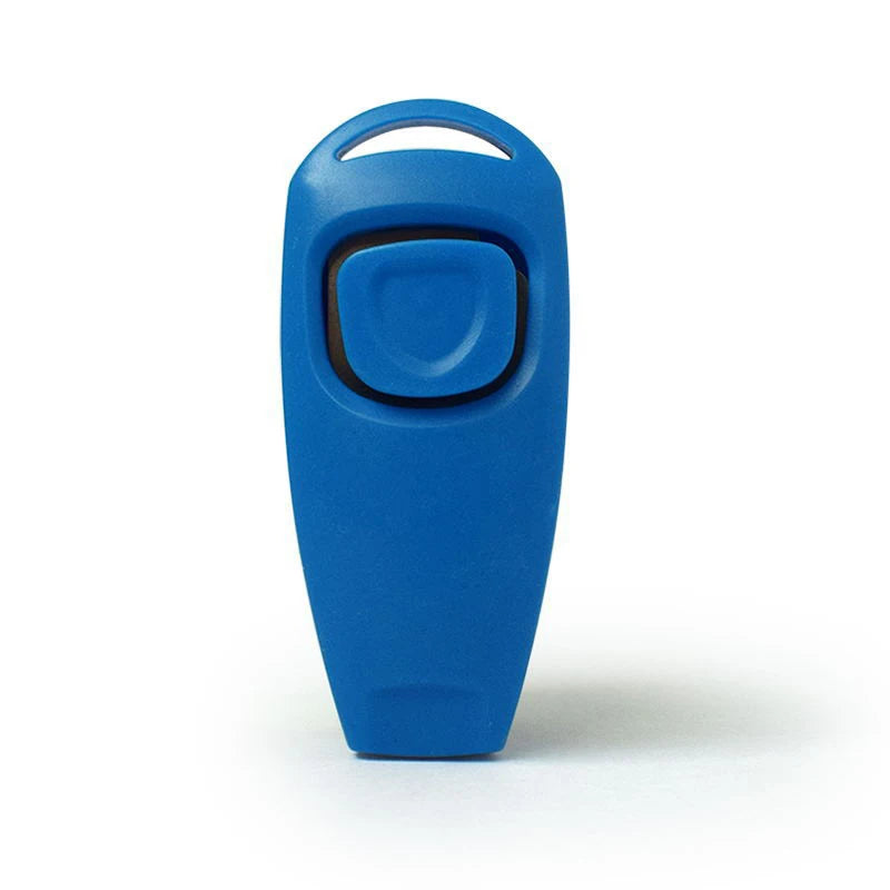 Pet Multifunctional 2 In 1 Clicker Whistle Dog Trainer Clicker With Keyring Pet Puppy Trainer Dog Flute Clicker Pet Supplies