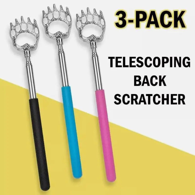 Back Scratcher Telescopic Scratching Back Scratcher Massager Kit Scraper Extendable Telescoping Itch Health Products Hackle
