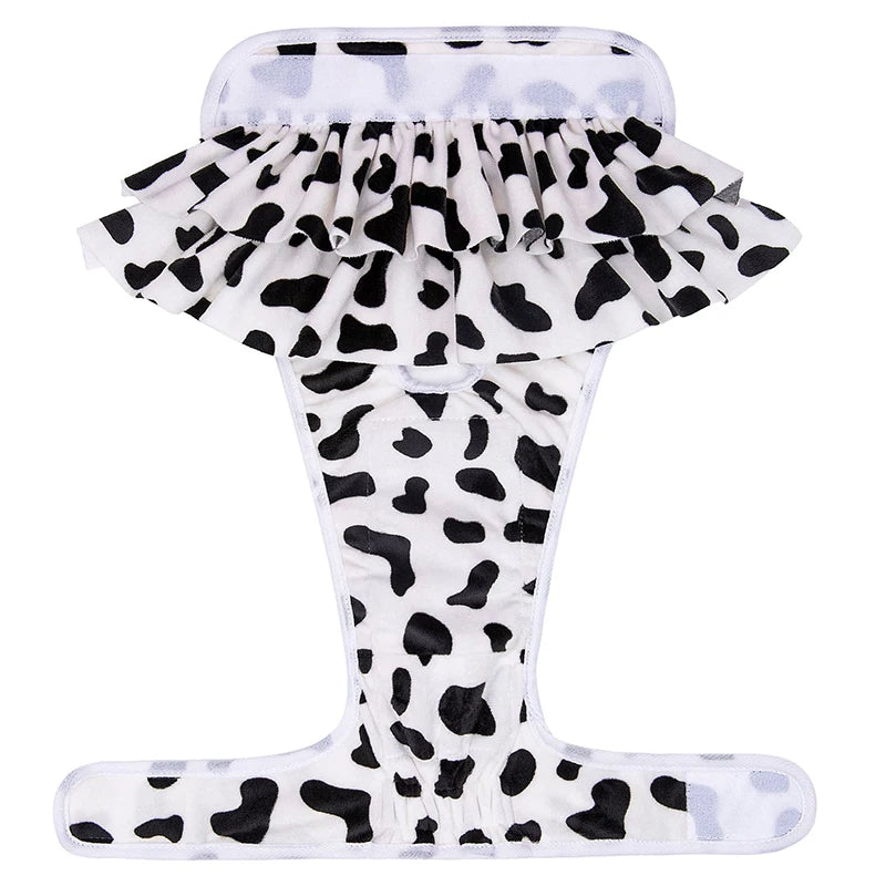 Reusable Washable Female Dog Diapers High Absorbency Leak-Proof Design Sanitary Pant Female Dog Physiological Skirt Pet Supplies