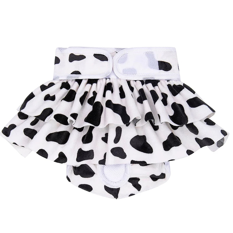 Reusable Washable Female Dog Diapers High Absorbency Leak-Proof Design Sanitary Pant Female Dog Physiological Skirt Pet Supplies