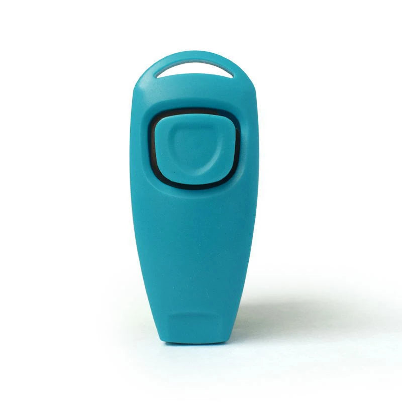 Pet Multifunctional 2 In 1 Clicker Whistle Dog Trainer Clicker With Keyring Pet Puppy Trainer Dog Flute Clicker Pet Supplies