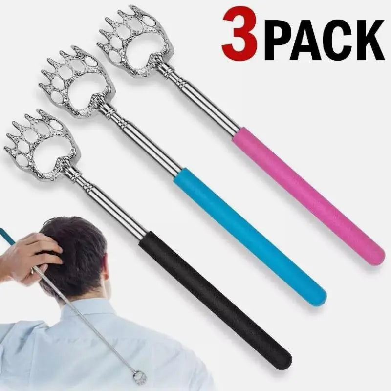 Back Scratcher Telescopic Scratching Back Scratcher Massager Kit Scraper Extendable Telescoping Itch Health Products Hackle