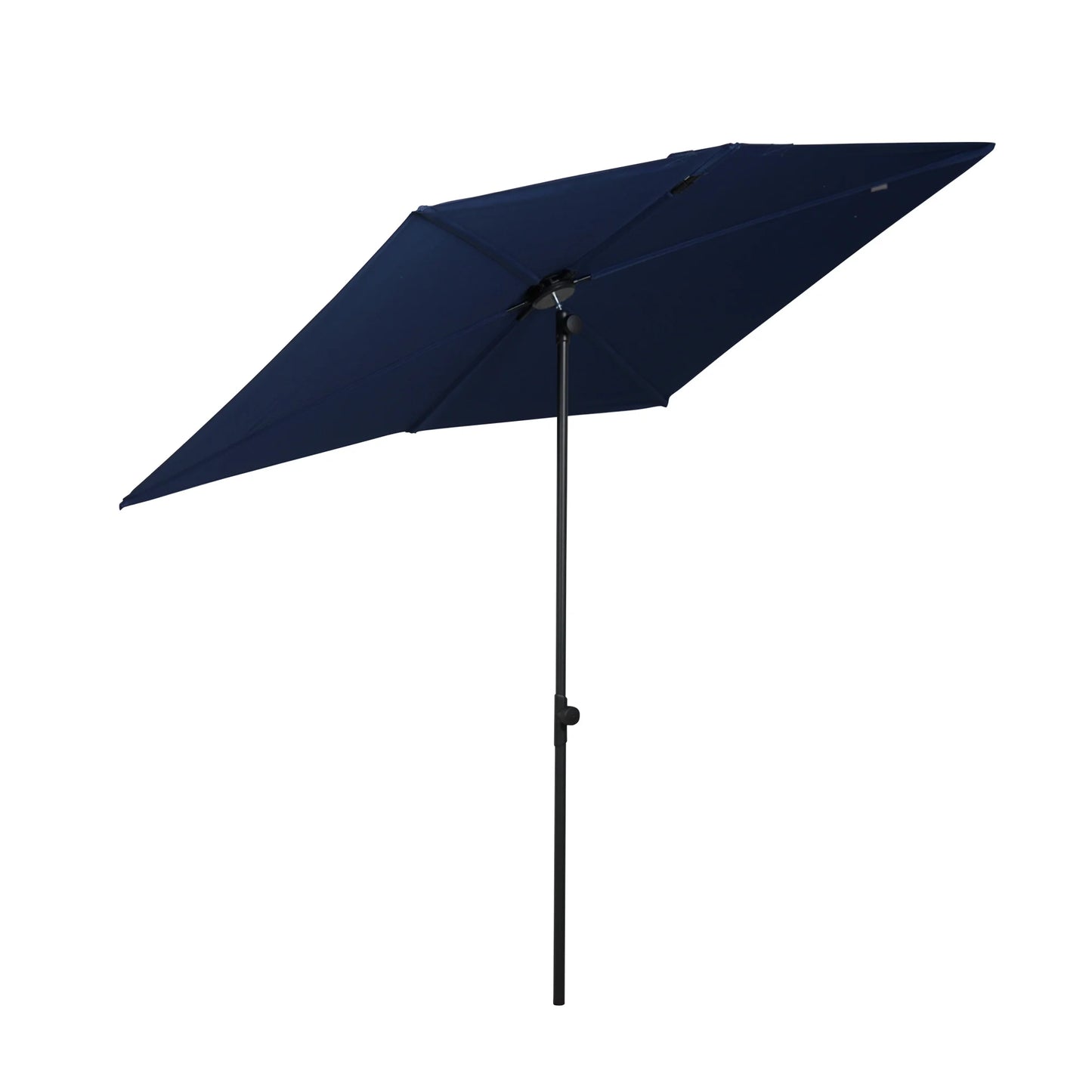 Balcony Umbrella, JENA 6x4 FT Outdoor Umbrella, Rectangular Flat Canopy Versatile Patio Shade with 360 Degree Roating Knob