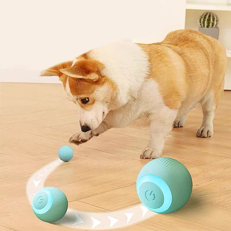 Pet Cat Smart Toy Ball Cat Automatic Rolling Ball Toy Pet Electric Ball Toys Indoor Kitten Interactive Ball Pet Supplies