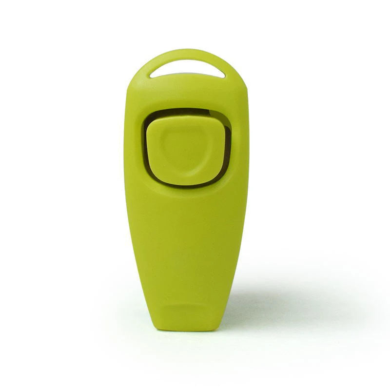 Pet Multifunctional 2 In 1 Clicker Whistle Dog Trainer Clicker With Keyring Pet Puppy Trainer Dog Flute Clicker Pet Supplies