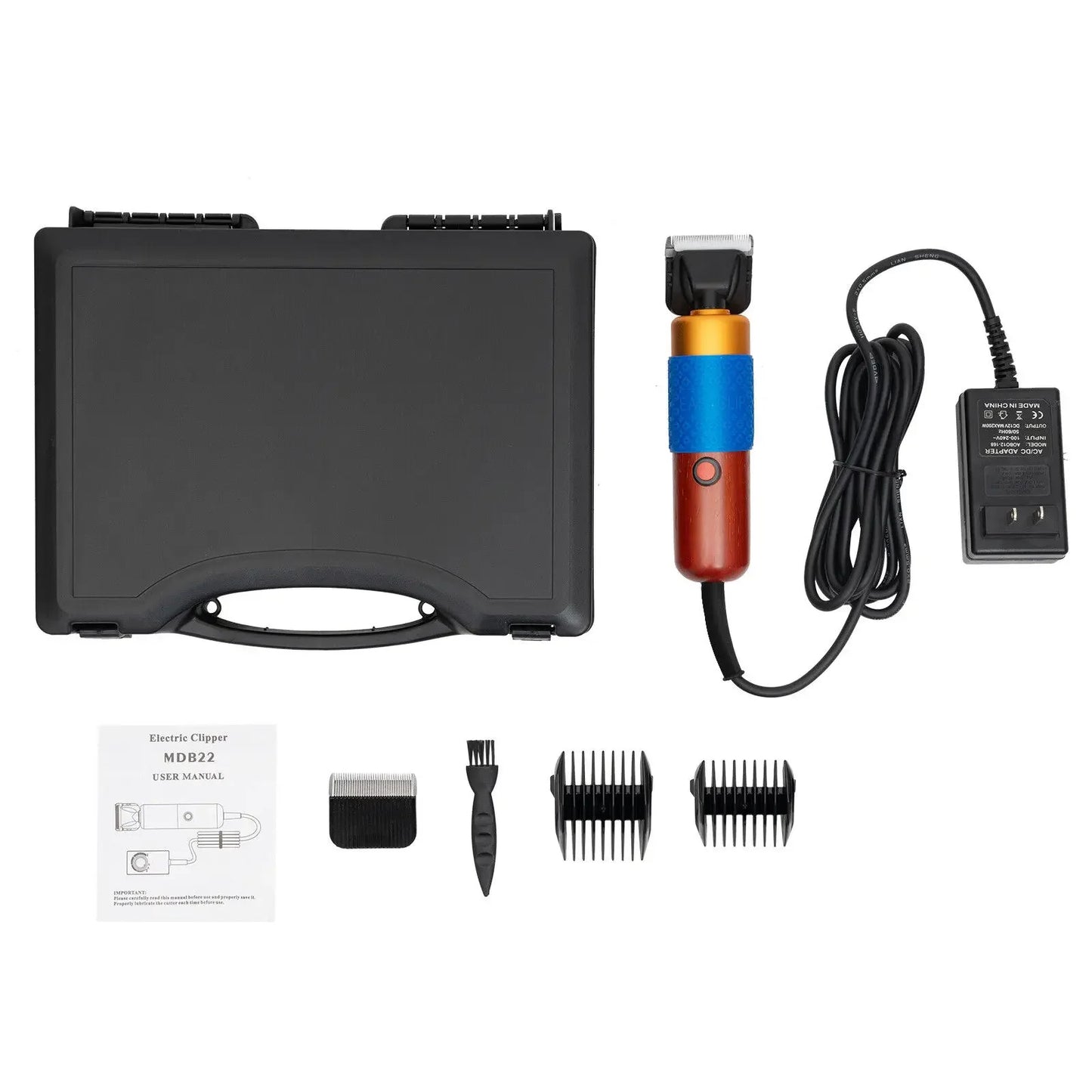 200W Electric Clippers Animal Shave Grooming Farm for Dogs Cat Goat Alpaca, Shearing Hand Piece Cutter Livestock Pet Supplies