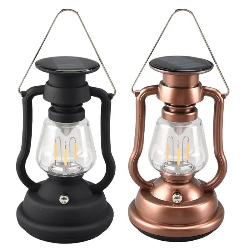 USB Rechargeable Camping Light Portable Hand Crank Generator Camping Tent Light Outdoor Solar Charging Waterproof LED Flashlight