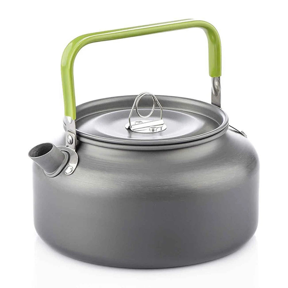 Portable Outdoor Water Kettle Water Pot Teapot Coffee Pot Indoor Aluminum Alloy Tea Kettle Outdoor Camping Hiking Picnic Pot