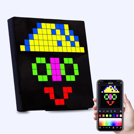 LED Pixel screen APP Multimedia player Programmable Pixel DIY Display LED Matrix Panel 16X16 32X32 Electronic Intelligent screen