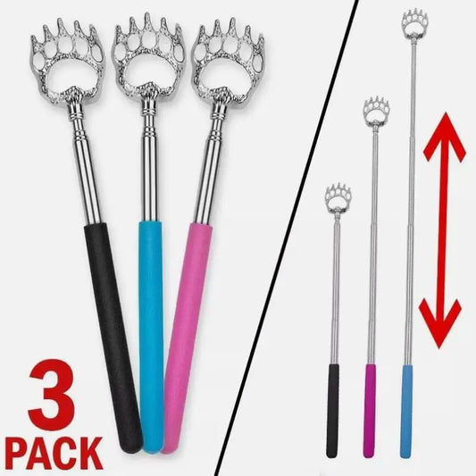 Back Scratcher Telescopic Scratching Back Scratcher Massager Kit Scraper Extendable Telescoping Itch Health Products Hackle