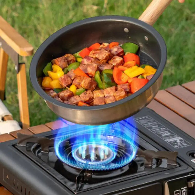 Portable Cassette Stove Cassette Cooking Stove For Camping Windproof High Performance Precise Heat Control Camp Cooking Heater