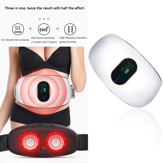 Pro Body Slimming Massager Electric Slimming Belt Fat Burning Abdominal Massage Beauty Health Massager Machine